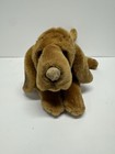 Vtg Animal Alley bloodhound Dog Plush floppy Brown Toys R Us  brown Black