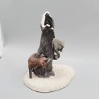 1984 Htf Aus-ben Cast Bronze Raccoon Fox Figurine Charles Earnhardt 6 