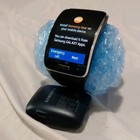 Samsung Galaxy Gear S Sm-r750b Curved Super Smart Watch Perfect Screen  Black
