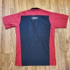 Audi Technician Shirt Men Small Red Work Automotive Mechanic Uniform Red Kap
