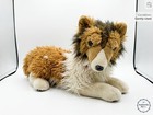 Fao Schwarz Plush Collie Dog Stuffed Animal Brown White Medium 2012