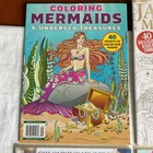 Adult Coloring Book Lot Of 4   Japanese Mythology Fantasy Romance Mermaids - New