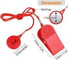 Universal Treadmill Safety Key Magnet Clip Replacement For Most Models 3ft Cord