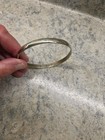 Vintage Sterling Silver 925 Mexico Bangle Bracelet 15gr  25  Wide 2 5  Across