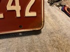 1975 South Carolina Sc License Plate Aeg 242