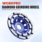 Workpro 4 5 Inch Diamond Cup Wheel Concrete Grinding Disc Turbo Grinding Wheel
