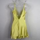 Victoria s Secret Slip Womens Xs Yellow Silk Vtg Y2k Whimsical Fairy Romantic
