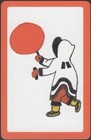 Playing Cards 1 Single Card Old Vintage   Eskimo Inuit Tribe Child   Ball   Art 