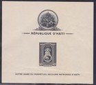 Haiti C19a-c21a Mnh Og 1941 Patroness Of Haiti Imperf Souvenir Sheets  2 Scans 