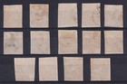 Ecuador 1865-72 Coat Of Amrs Sc 3  3a  4   4a  14x  Shades   Cancels Scv 230 00 