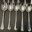 Oneida Golden Juilliard Stainless Serving St Spoon Meat Fork Butter Ladle 11 Pcs