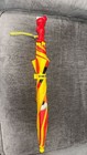 Vintage Sesame Street Elmo Kids Stick Umbrella With 3d Figural Handle