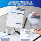 65 Pack Clear Sheet Protectors  8 5 X 11 Inch Page Protectors For 3 Ring Binder 