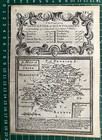 1720 Antique Map  Montgomeryshire  Wales - Owen   Bowen