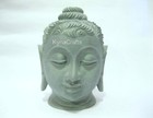 Soap Stone Buddha Head Statue Intricate Work Lord Buddha Sculpture 8 Inches