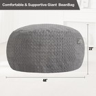 Bean Bag Chair For Adult Large Removable Beanbag Living Room 4ft