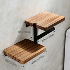 Yigii Toilet Paper Holder With Shelf - Self Adhesive Wooden Tissue Paper Roll Ho