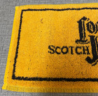 Vintage Long John Scotch Whisky Beer Bar Towel Rare Good Condition