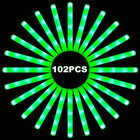 100pcs  Light Up Foam Sticks Glow Stick For Party -no Flashing