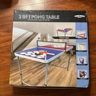 Game Room 2 In 1 Table Tennis Ping Pong Beer Pong Game Set 2 Paddles 1 Ball Work