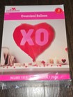 Celebrate Oversized Xo Heart Balloon 30in Red Pink Xo 