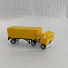 Mini Lindberg Yellow Cross Country Tractor Trailer Ho Scale -24 