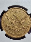 1861  10 Liberty Gold  Ngc Au-53  First Yr  Civil War Hoard  Rare  Scarce