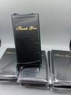 Restaurant Server Bill Book - Guest Check Card Holder Presenter 24 Pack - Black