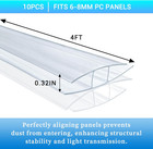 10 Pcs Durable H-clip Connectors For 0 24    0 32  Polycarbonate Panels