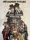 Milton Glaser Broadway Follies Original Broadway Poster 52 5   x 40 5    - Folded