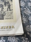 Railroad Train Menu 1940 The Forty Niner Overland Route Sf - Chi