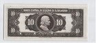El Salvador 1943  10 Colones P-85v1  Specimen Banknote 