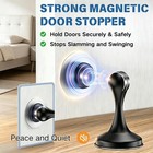 1 Pack Magnetic Door Stop No Drilling Door Stopper With Strong Adhesive Tape  