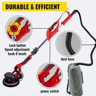 Drywall Sander Electric Drywall Sander 750w Foldable   Strip Light Vacuum Bag