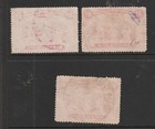 Rhodesia Double Head  1d X 3  Used Umtali  Salisbury   Que Que As Shown