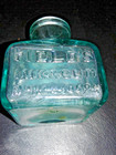 Antique Aqua Field s  Ink   Gum  Ink Bottle  Item   660694