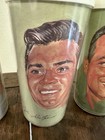 1965 Redskins Collector Cups Set Of 3 Football Sam Huff Volpe