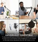 Case Pack Of 16 Blucoil Microphone Suspension Boom Scissor Arm Stand  pop Filter