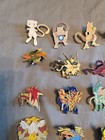 Huge Lot Of 40 Vintage Pokemon Pins No Duplicates- Pikachu  Mewtwo  Lucario  