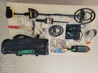Garrett Ace 250 Submersible-coil Metal Detector  W carry Bag   Added Accessories