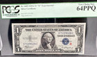 1935 A  1 Experimental R   S Pair Silver Certificates Fr-1609  10 Pcgs 64 Ppq