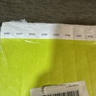 Wristco 3 4  Tyvek Wristbands Neon Green - 500 Pack New