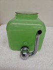 Vintage Jadeite Sneath Uranium Glass Refrigerator Water Dispenser 10-1 2 