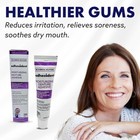 Adhesadent Moisturizing Denture Adhesive - Secure Denture Glue With Strong Grip