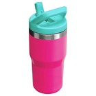 Stanley 20 Oz Stainless Steel Ice Flow Go Flip Straw Tumbler Passion