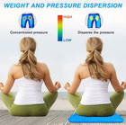 Double Thick Gel Seat Cushion With Non-slip Cover   Breathable Comfort