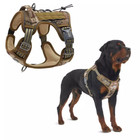 Auroth Tactical Dog Harness Adjustable Dog Vest With Handle - Desert Camo