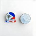Philippines Flag Crest Lapel Hat Pin