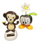 Solar Dancing Toys Flip Flap Flowers Christmas Animals Bobble Toy Dancer 7 Pc