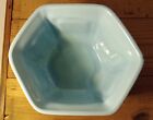 Vintage Cookson Pottery Turquoise Hexagon Planter Cp8118 Usa